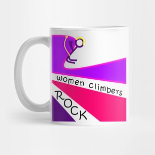 Women Rock Climbers Mug